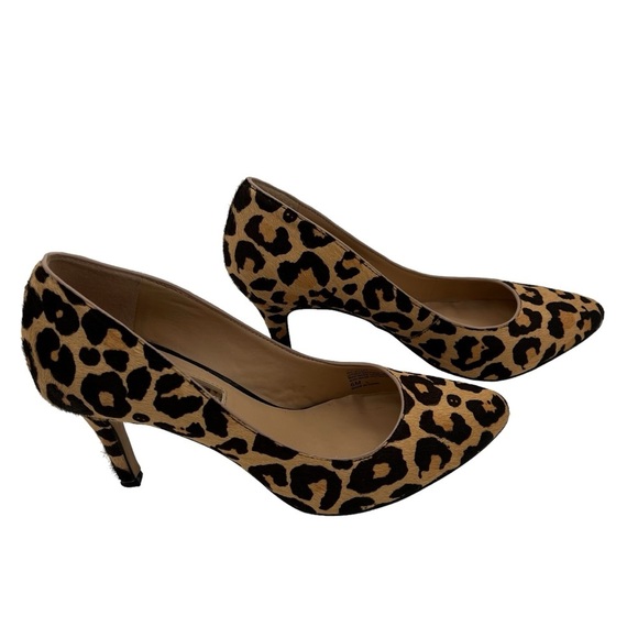 INC Women Zitah7 Leopard Slip On Heeled Pumps Size 6 - Picture 5 of 9